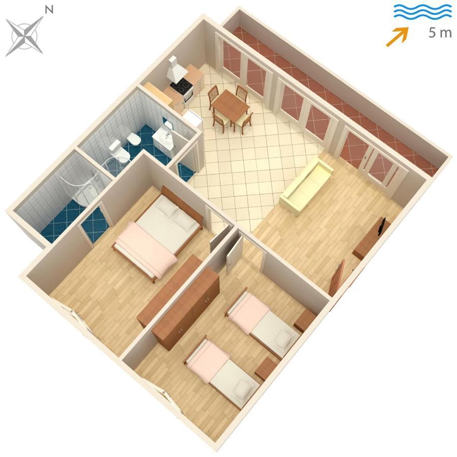 Apartments By The Sea Tkon, Pasman - 686 Extérieur photo